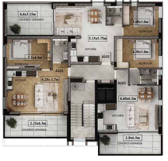 1 Bedroom Apartment For Sale in Larnaca, Larnaka
