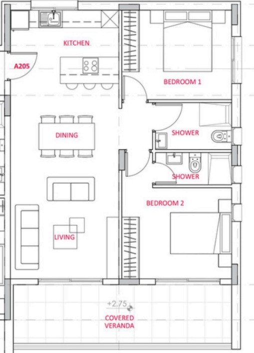 2 Bedroom Apartment For Sale in Kissonerga, Paphos