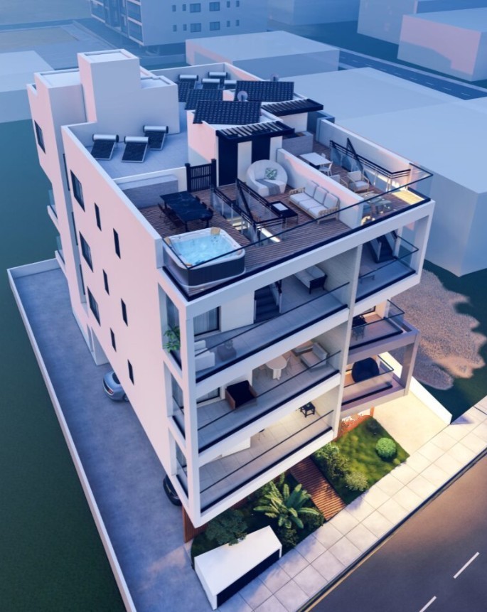 3 Bedroom Penthouse For Sale in Aradippou, Larnaka