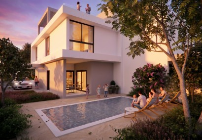 Oroklini, Larnaka Semi Detached Villa For Sale | 49377